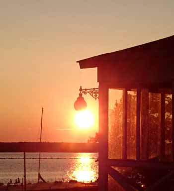 Solnedgång Norrbyskär